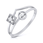 Load image into Gallery viewer, Platinum Diamond Ring for Women JL PT LR 47
