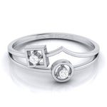Load image into Gallery viewer, Platinum Diamond Ring for Women JL PT LR 47
