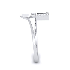Platinum Diamond Ring for Women JL PT LR 48