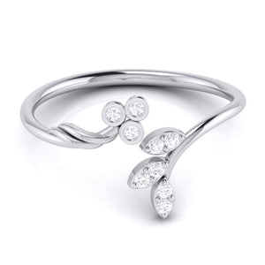 Platinum Diamond Ring for Women JL PT LR 49