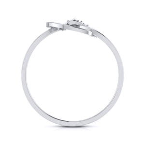 Platinum Diamond Ring for Women JL PT LR 50   Jewelove.US