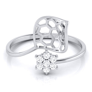 Platinum Diamond Ring for Women JL PT LR 51   Jewelove.US