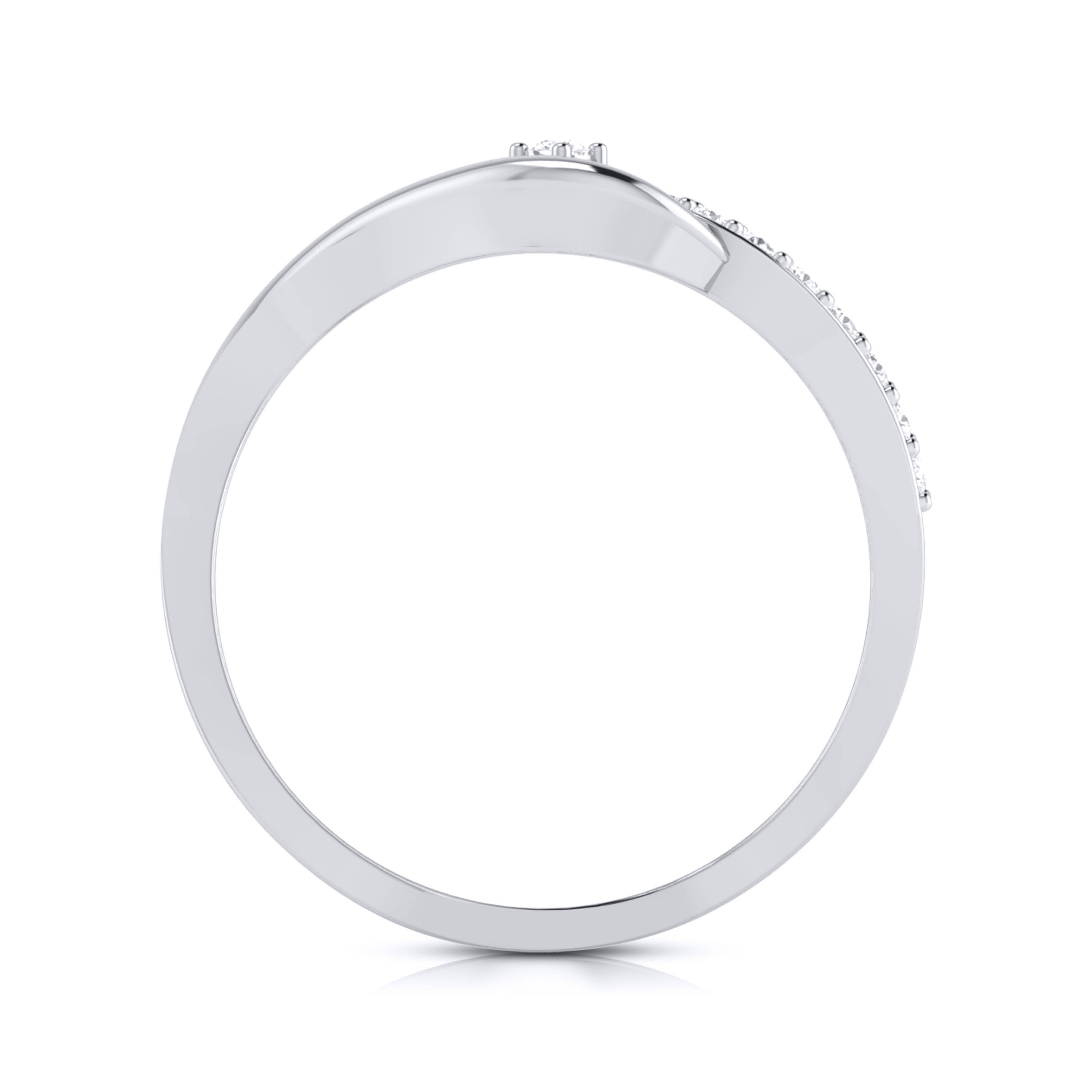 Platinum Diamond Ring for Women JL PT LR 53