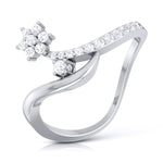 Load image into Gallery viewer, Platinum Diamond Ring for Women JL PT LR 53
