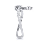Load image into Gallery viewer, Platinum Diamond Ring for Women JL PT LR 53
