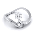 Load image into Gallery viewer, Platinum Diamond Ring for Women JL PT LR 53
