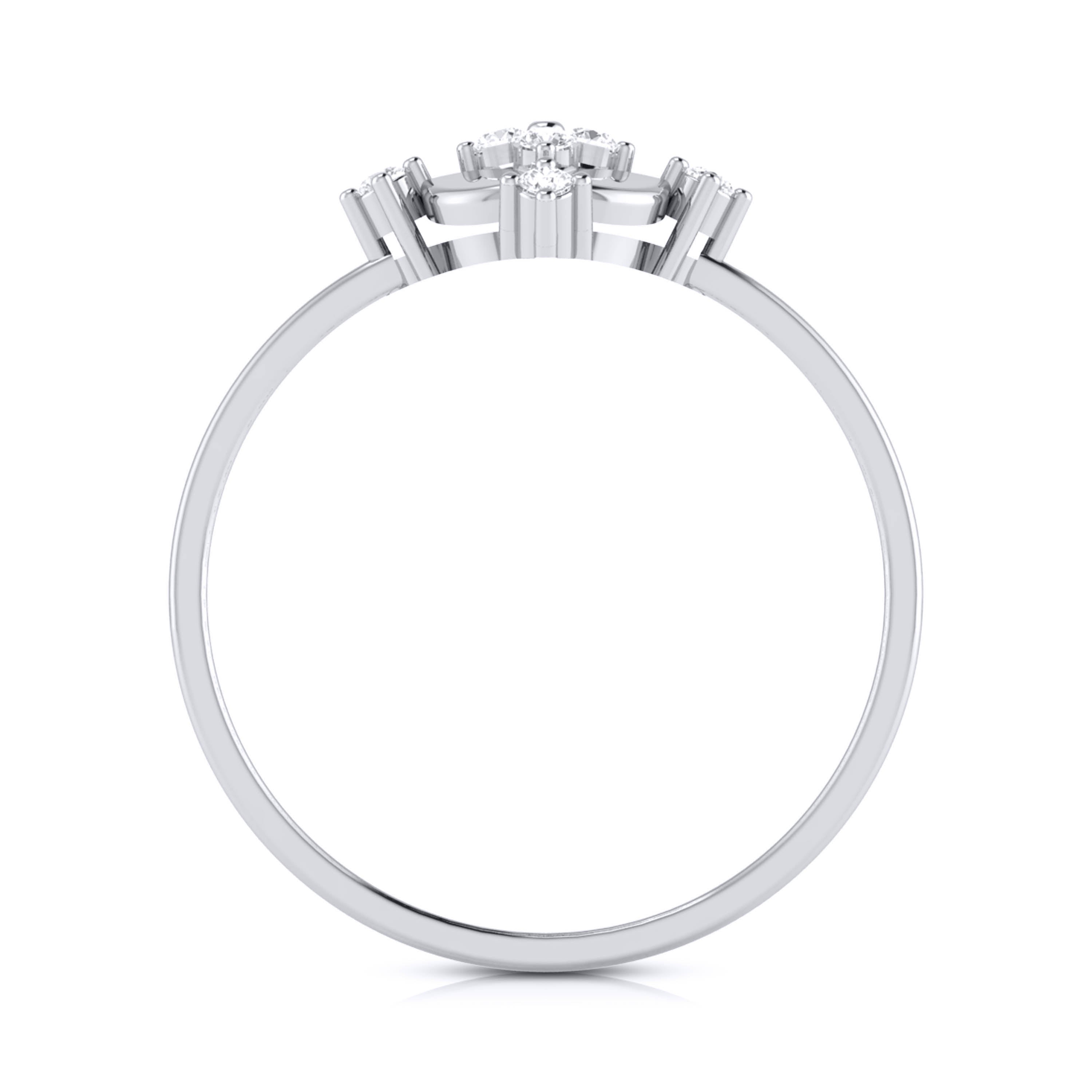 Platinum Diamond Ring for Women JL PT LR 54   Jewelove.US