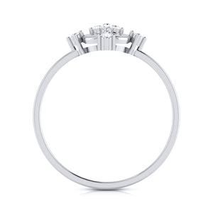 Platinum Diamond Ring for Women JL PT LR 54   Jewelove.US