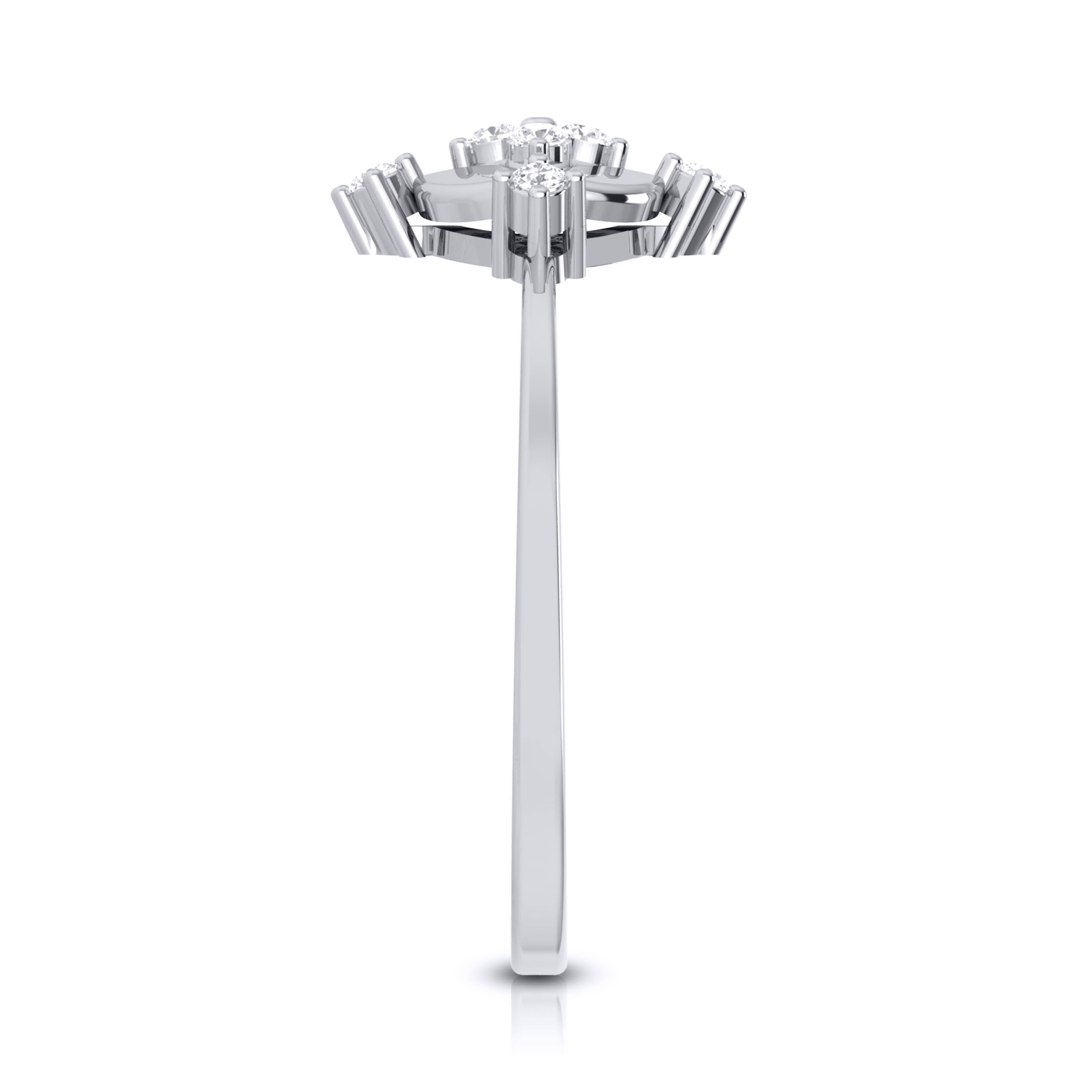 Platinum Diamond Ring for Women JL PT LR 54   Jewelove.US