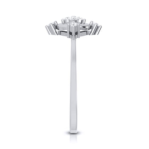 Platinum Diamond Ring for Women JL PT LR 54   Jewelove.US