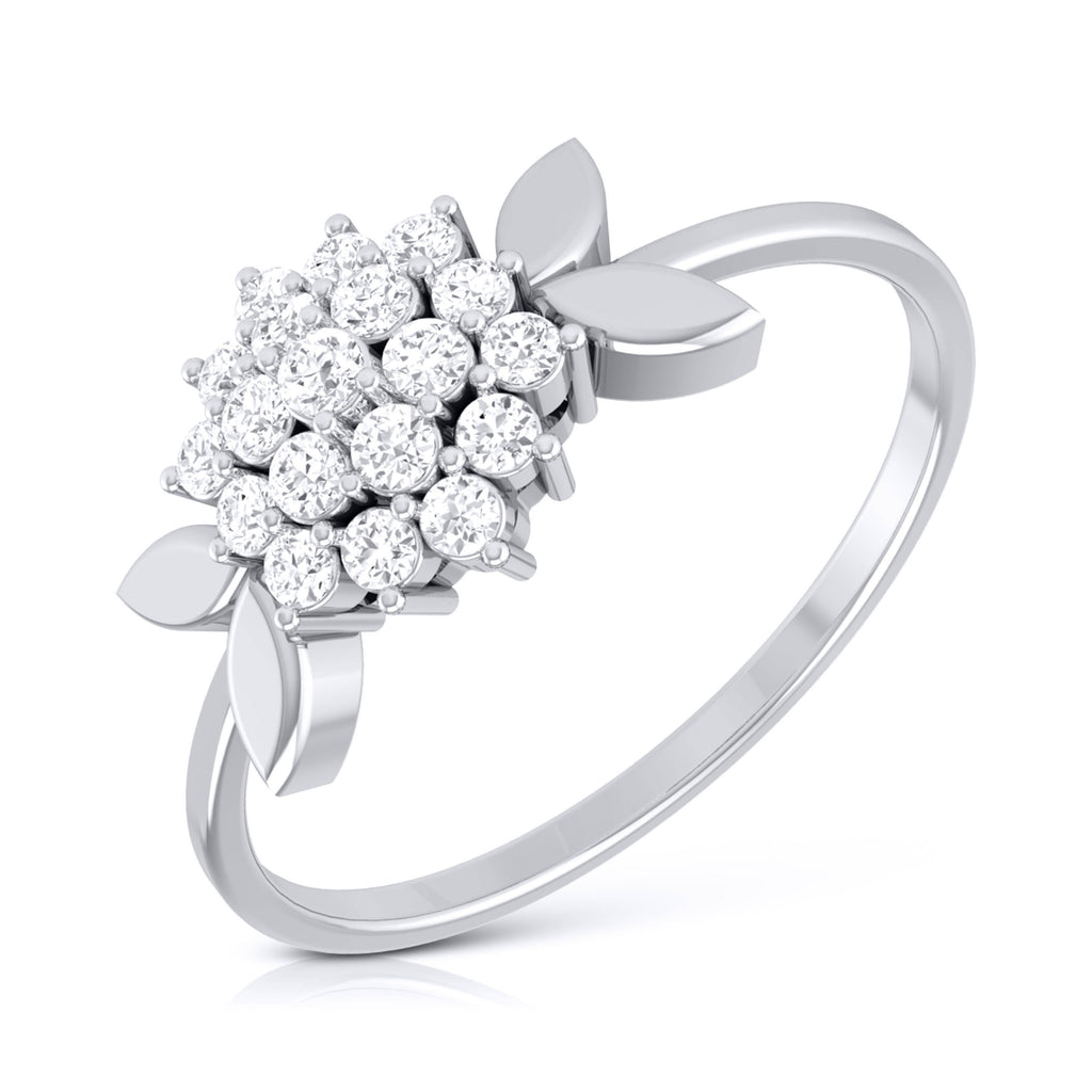 Platinum Diamond Ring for Women JL PT LR 55  VVS-GH Jewelove.US