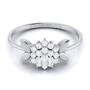 Platinum Diamond Ring for Women JL PT LR 55   Jewelove.US