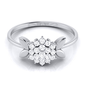 Platinum Diamond Ring for Women JL PT LR 55