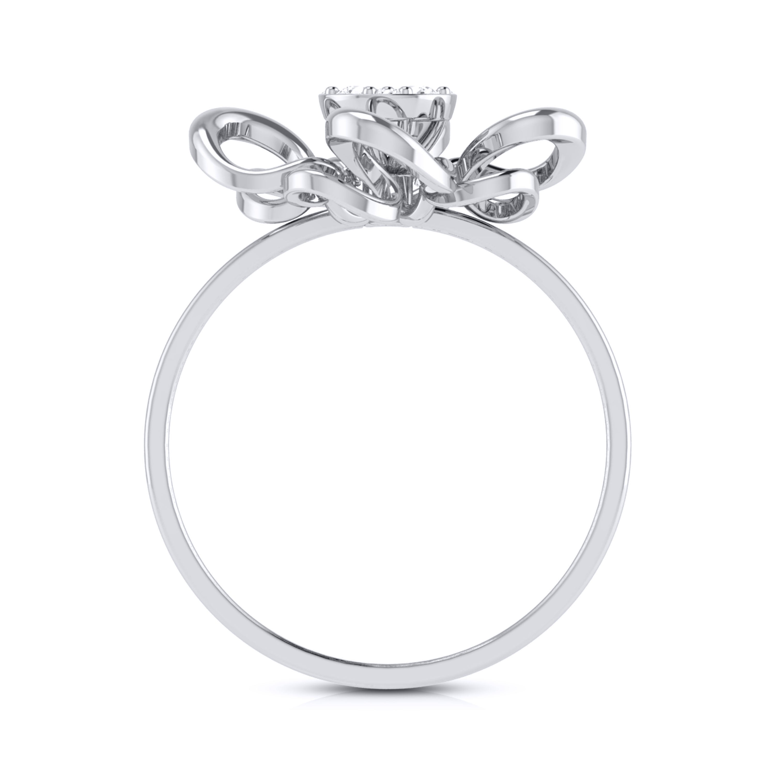 Platinum Diamond Ring for Women JL PT LR 56