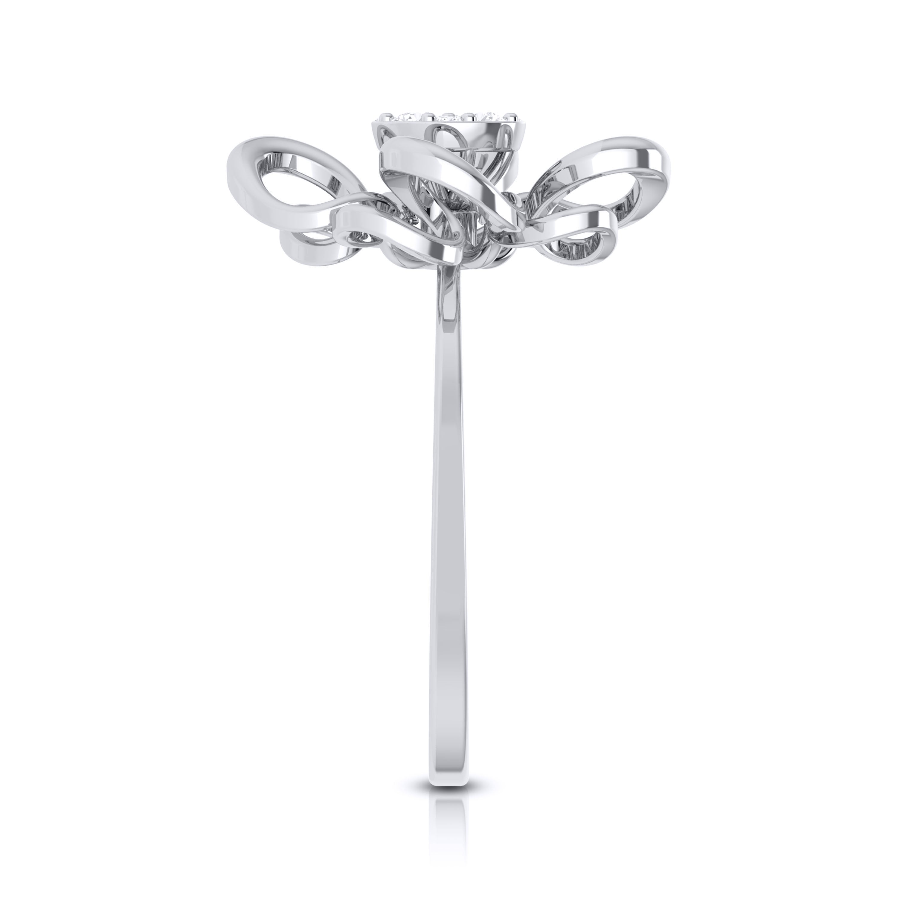 Platinum Diamond Ring for Women JL PT LR 56