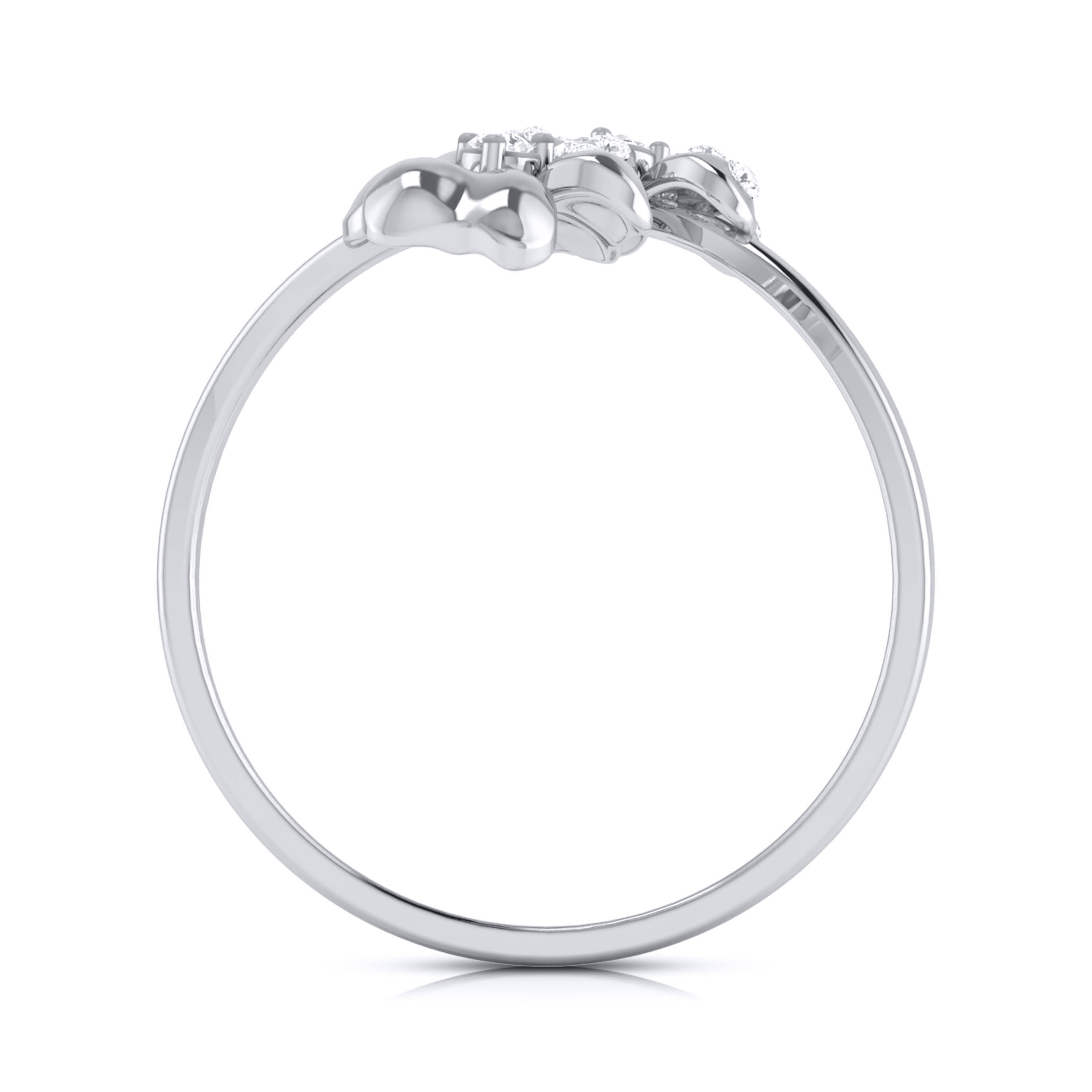 Platinum Diamond Ring for Women JL PT LR 58   Jewelove.US