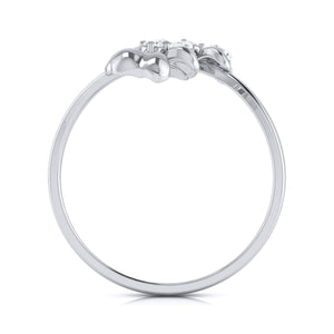 Platinum Diamond Ring for Women JL PT LR 58   Jewelove.US