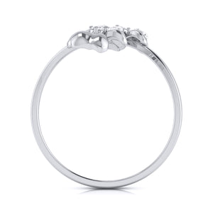 Platinum Diamond Ring for Women JL PT LR 58