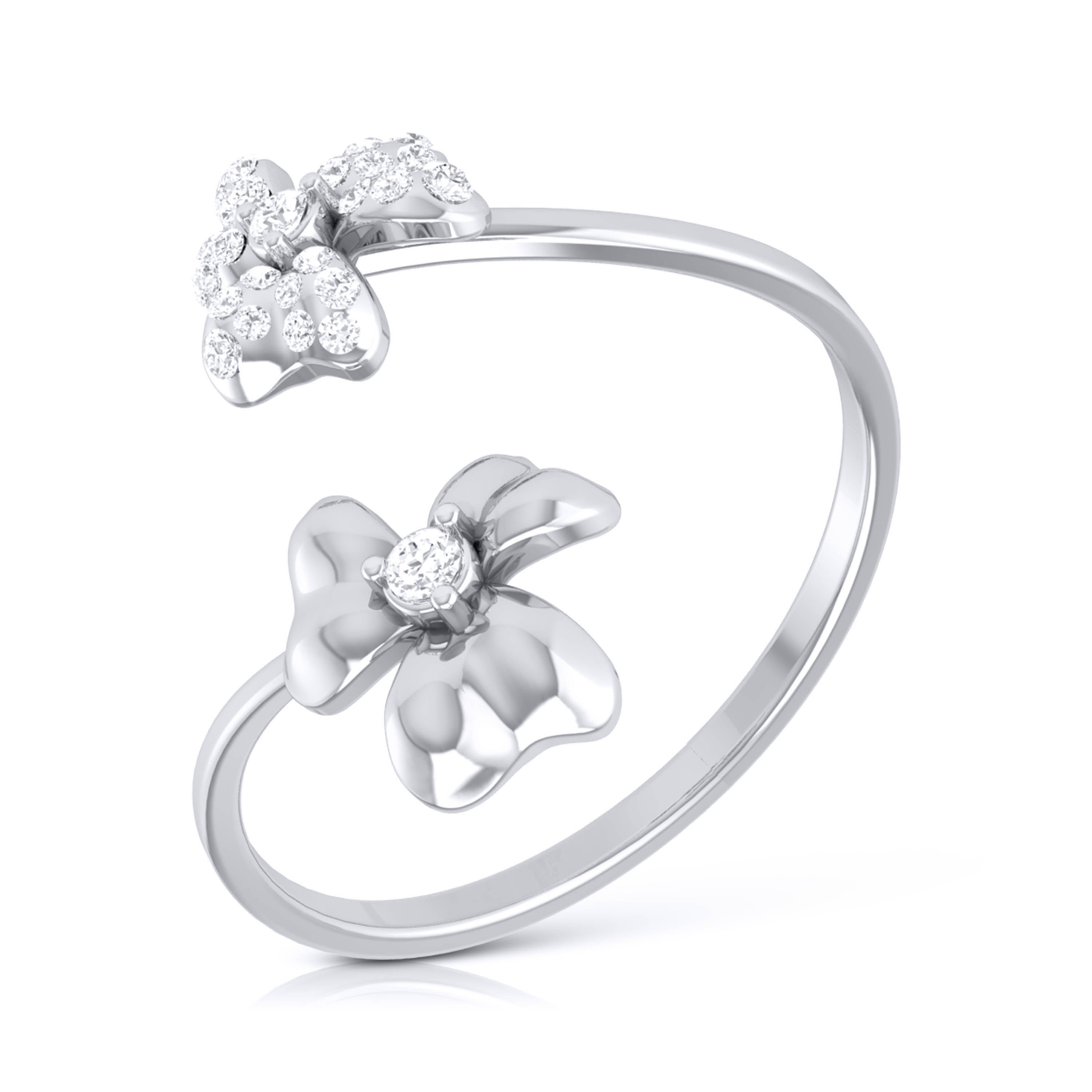 Platinum Diamond Ring for Women JL PT LR 58  VVS-GH Jewelove.US