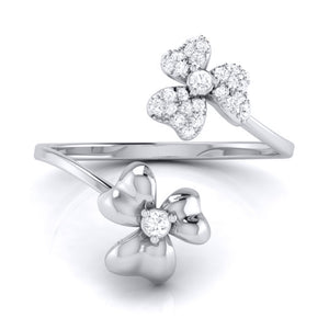 Platinum Diamond Ring for Women JL PT LR 58   Jewelove.US