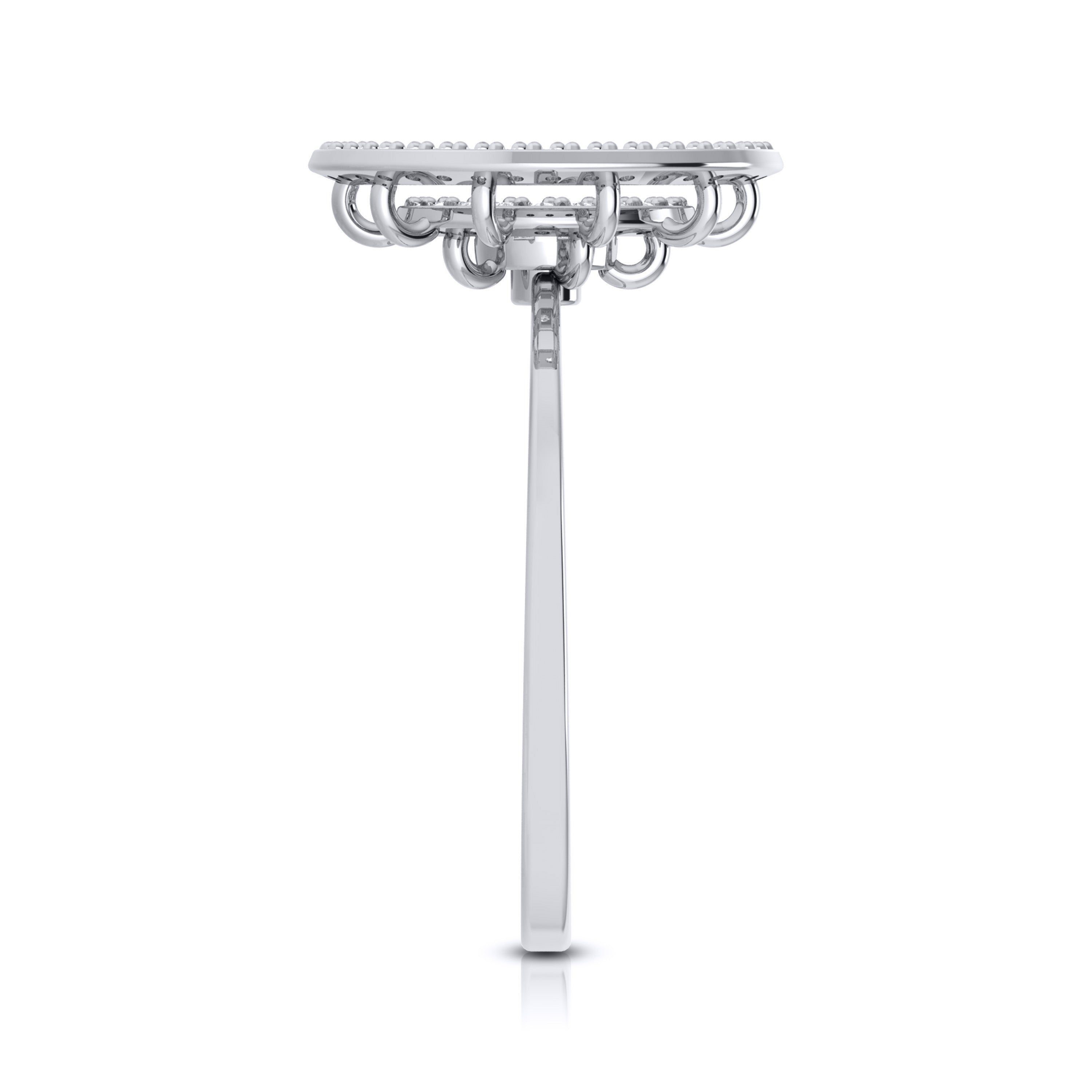 Platinum Diamond Ring for Women JL PT LR 59