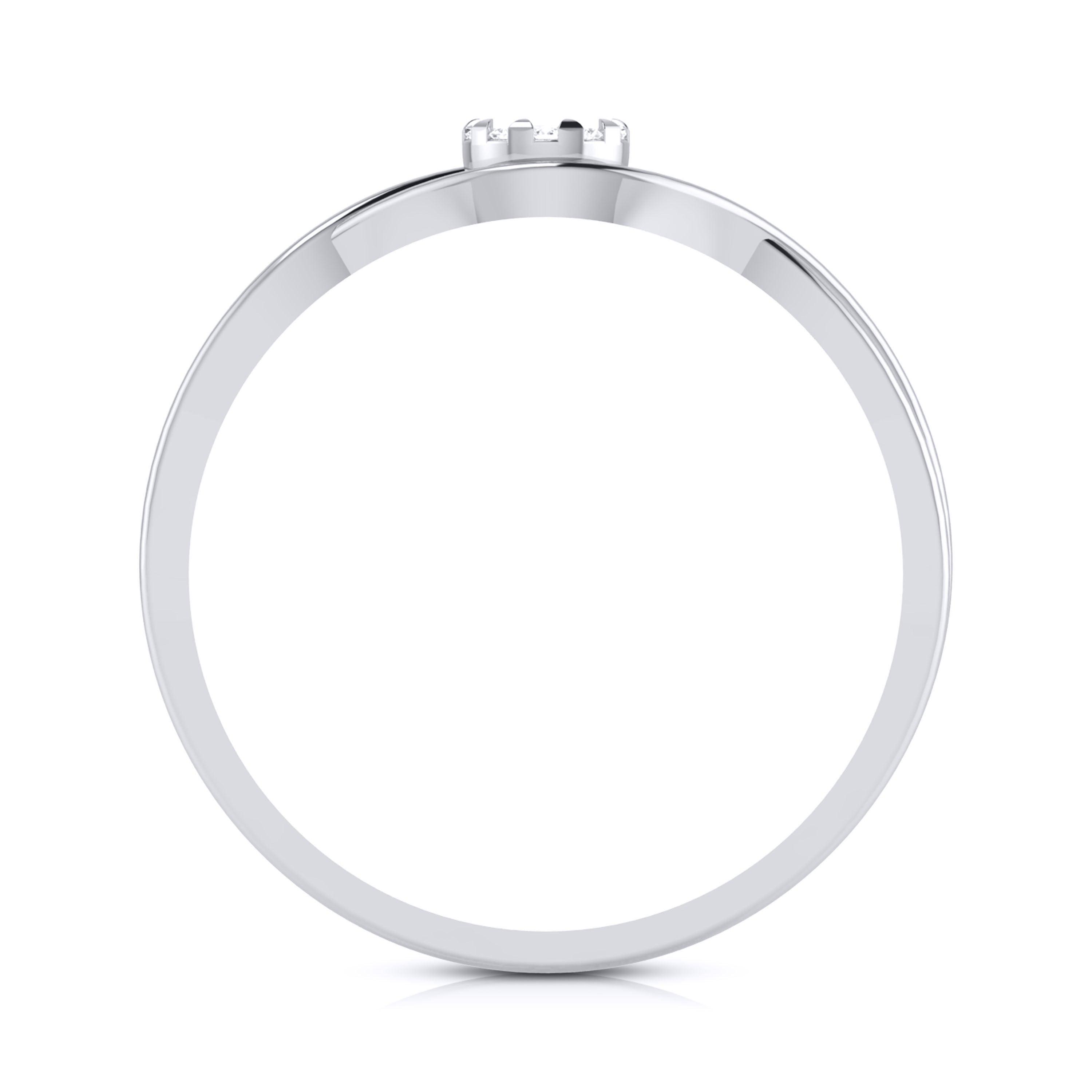 Platinum Diamond Ring for Women JL PT LR 60