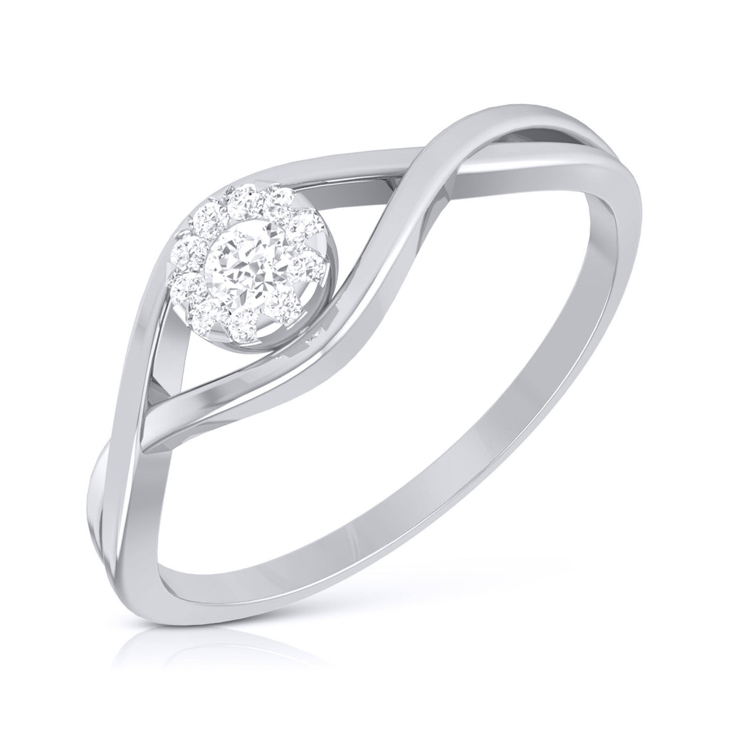 Platinum Diamond Ring for Women JL PT LR 60   Jewelove.US