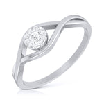 Load image into Gallery viewer, Platinum Diamond Ring for Women JL PT LR 60
