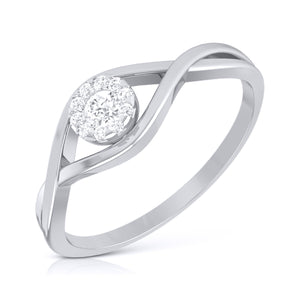 Platinum Diamond Ring for Women JL PT LR 60
