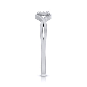 Platinum Diamond Ring for Women JL PT LR 60