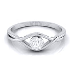Load image into Gallery viewer, Platinum Diamond Ring for Women JL PT LR 60

