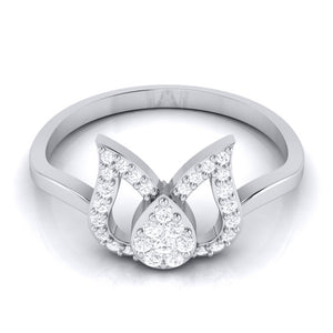 Platinum Diamond Ring for Women JL PT LR 61