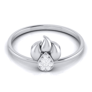 Platinum Diamond Ring for Women JL PT LR 62