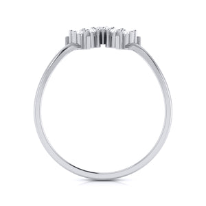 Platinum Diamond Ring for Women JL PT LR 63