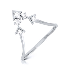 Platinum Diamond Ring for Women JL PT LR 63