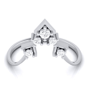 Platinum Diamond Ring for Women JL PT LR 63   Jewelove.US