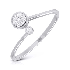 Platinum Diamond Ring for Women JL PT LR 65