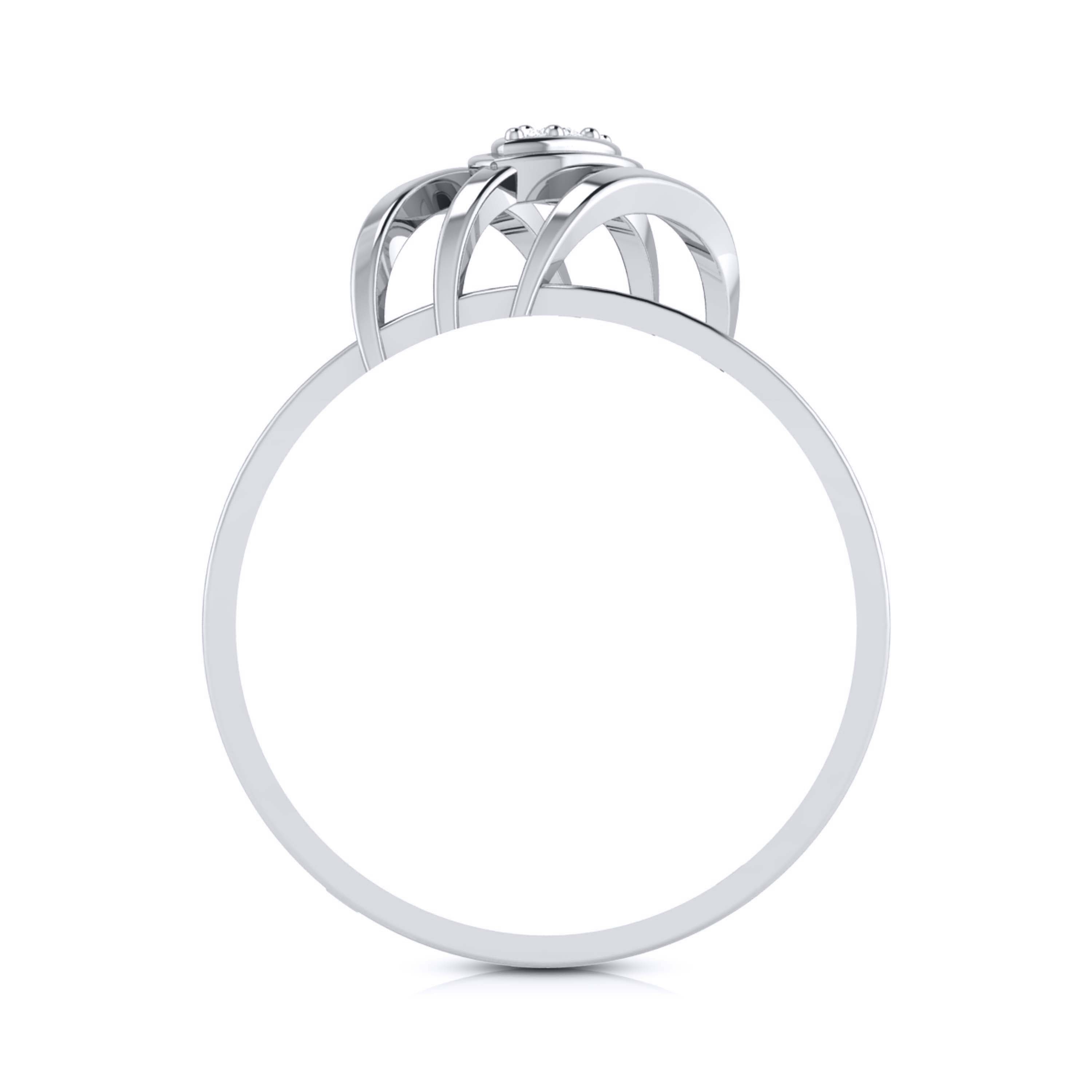 Platinum Diamond Ring for Women JL PT LR 66   Jewelove.US