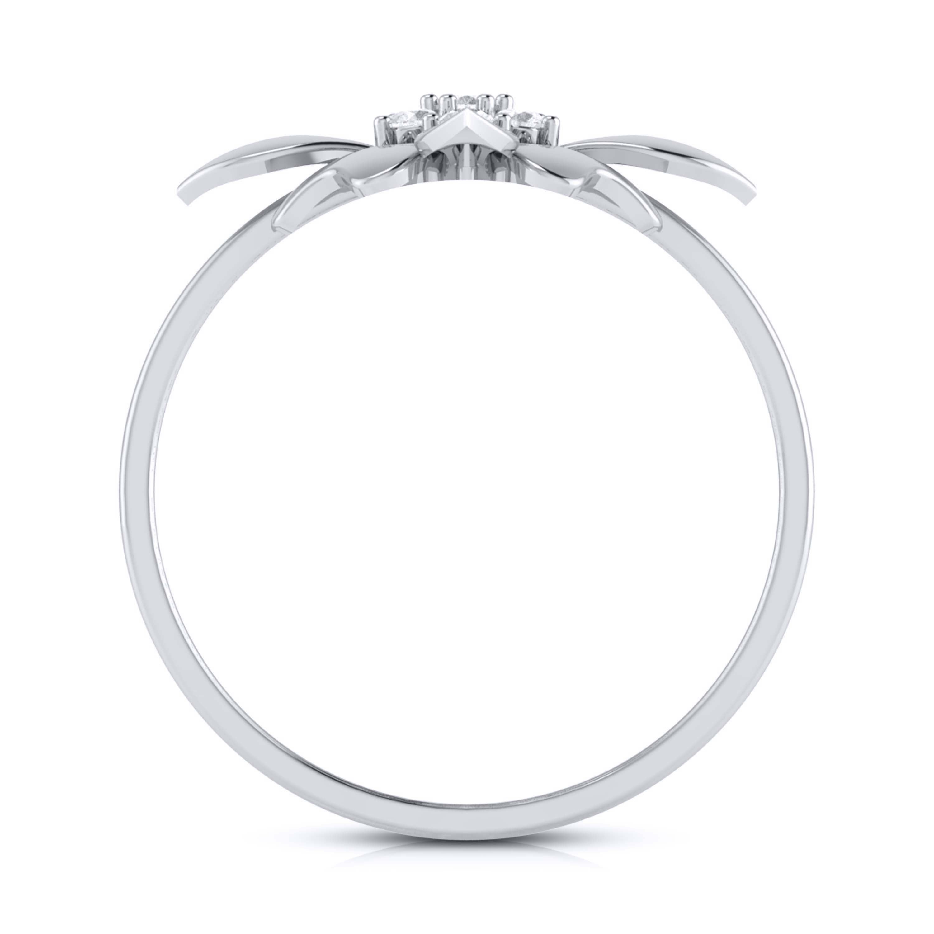 Platinum Diamond Ring for Women JL PT LR 67