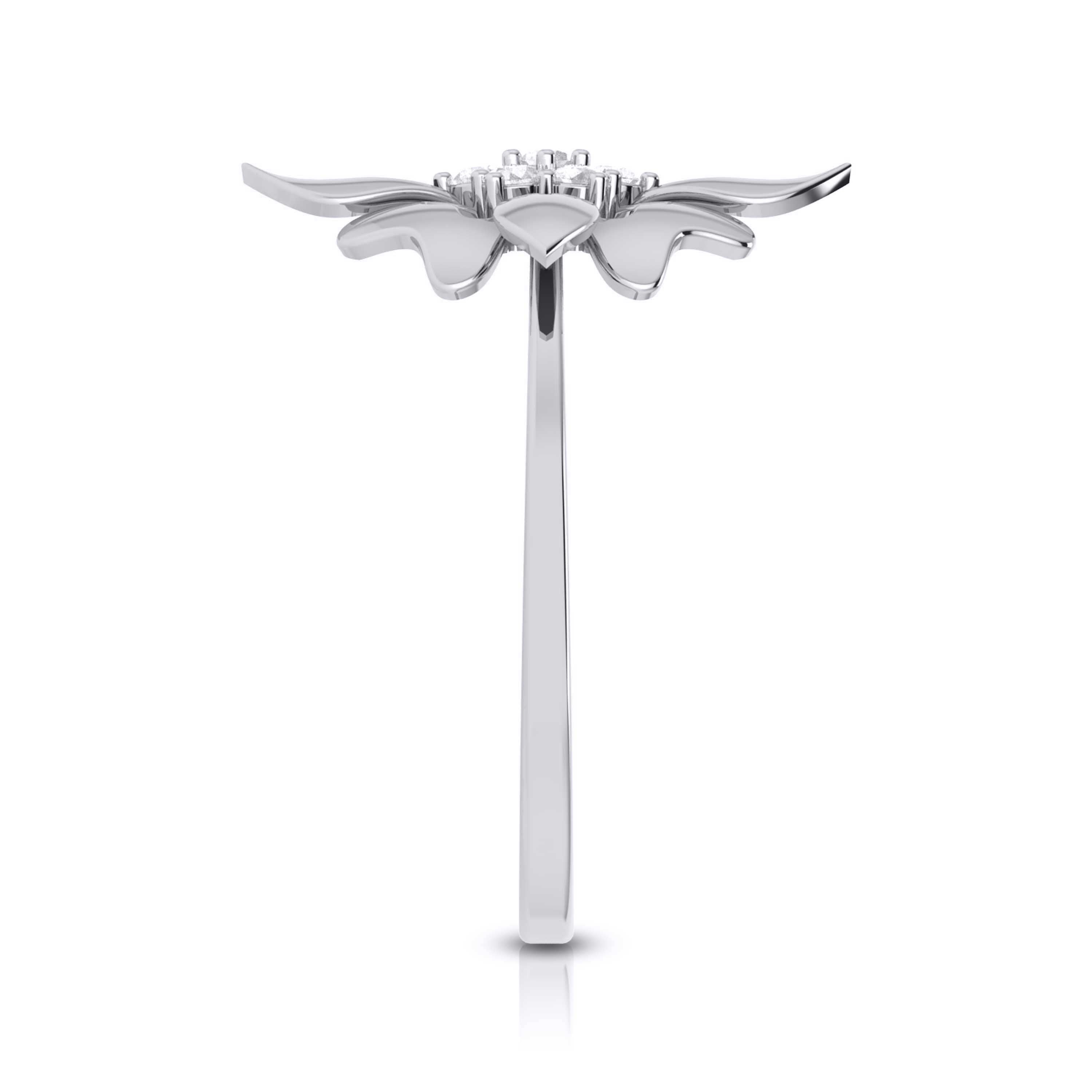 Platinum Diamond Ring for Women JL PT LR 67