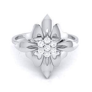Platinum Diamond Ring for Women JL PT LR 67