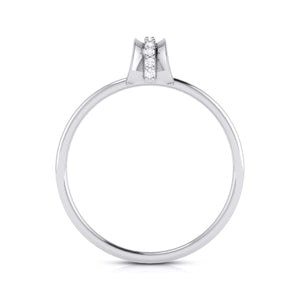 Platinum Diamond Ring for Women JL PT LR 68