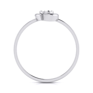 Platinum Diamond Ring for Women JL PT LR 70