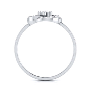 Platinum Diamond Ring for Women JL PT LR 71