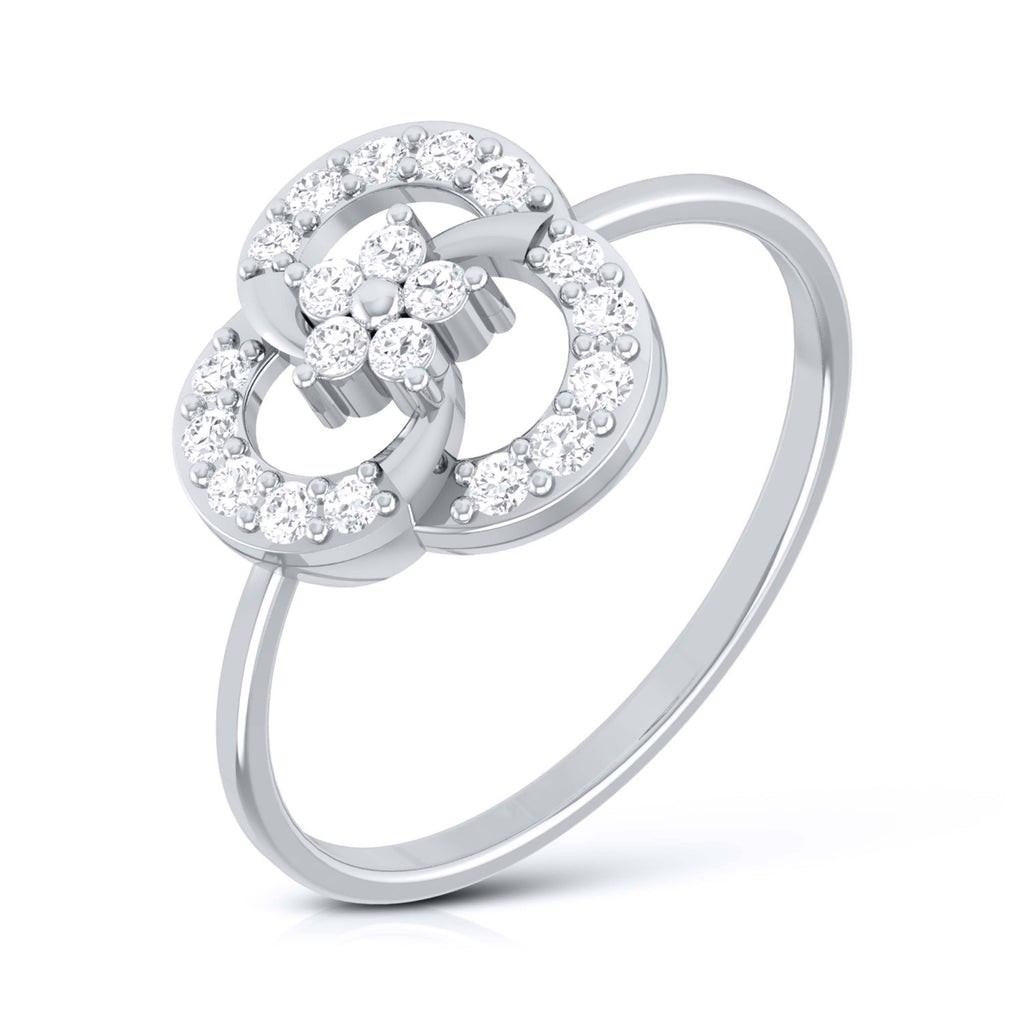 Platinum Diamond Ring for Women JL PT LR 71  VVS-GH Jewelove.US