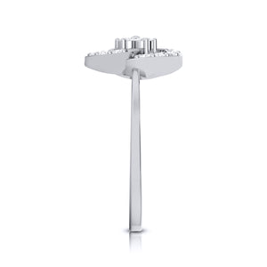 Platinum Diamond Ring for Women JL PT LR 71