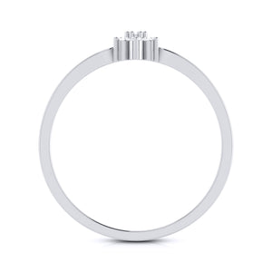 Platinum Diamond Ring for Women JL PT LR 72