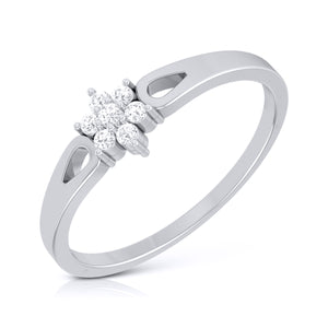 Platinum Diamond Ring for Women JL PT LR 72