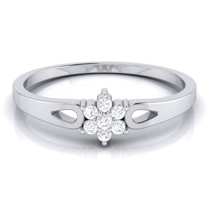 Platinum Diamond Ring for Women JL PT LR 72
