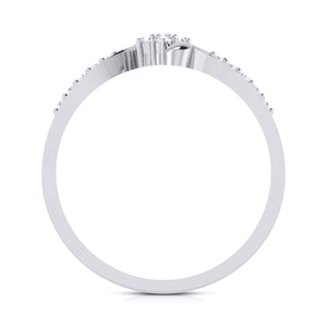 Platinum Diamond Ring for Women JL PT LR 73